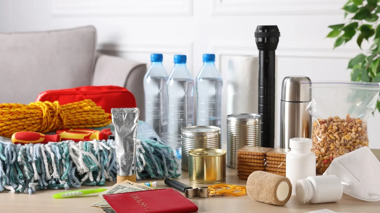 blue bowl of black bean beef tortilla soup on a board with cilantro and shredded cheese in background